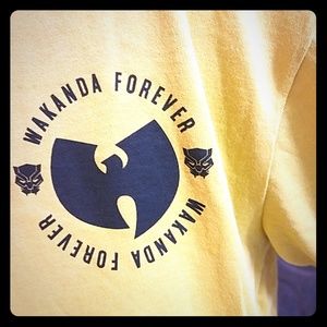 Marvel x Wu Tang Black Panther LS shirt.
